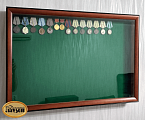 Витрина для орденов и медалей, 50 см x 80 см, горизонтальная